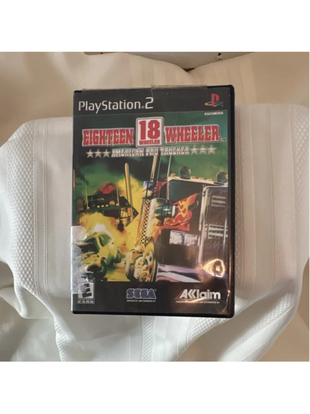 SEGA Acclaim 18-Wheeler: American Pro Trucker PS2 Multiplayer Manual NTSC